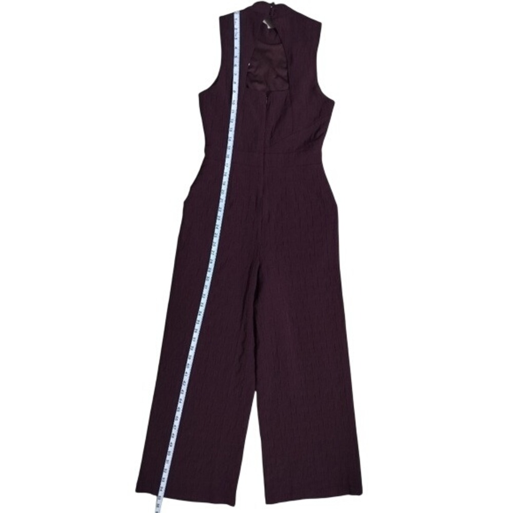 New Anthropologie Jumpsuit Eva Franco Textured Mock Neck Plu Size XS - Picture 12 of 17